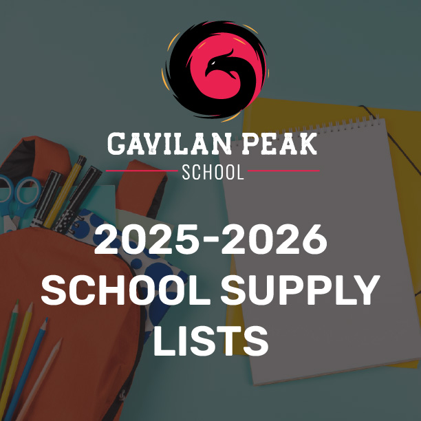 2025 to 2026 School Supply Lists