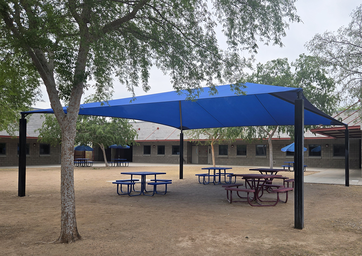 Blue Shade Structure